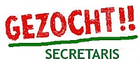 Secretaris gezocht